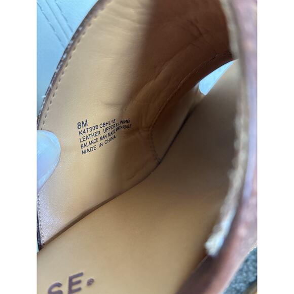 Kork-Ease Charissa Platform Sandal Women 8 Leather Cognac Boho Festival‎ Studded - Picture 7 of 11